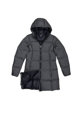 EDDIE BAUER Down Fill Long Winter Puffer Parka Jacket Coat Womens Medium